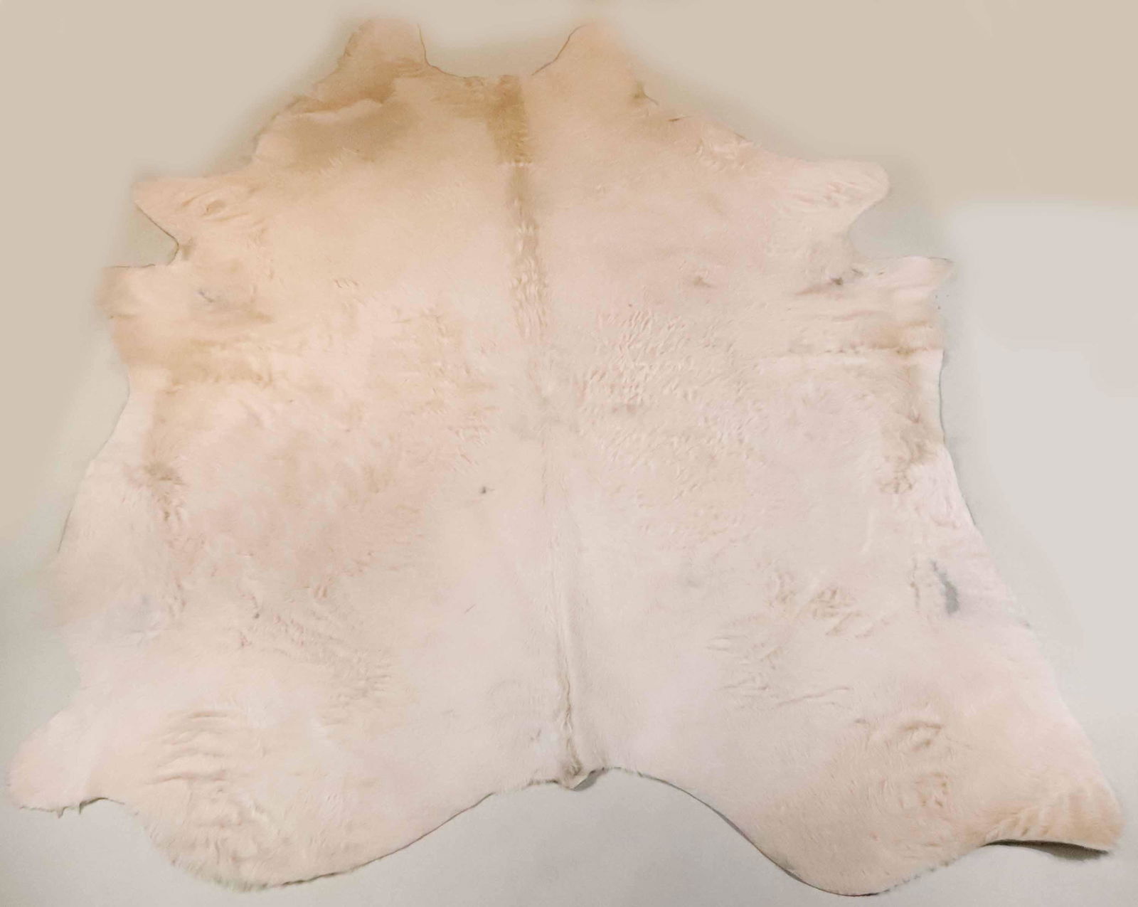 White Cowhide Rug (1 of 9)