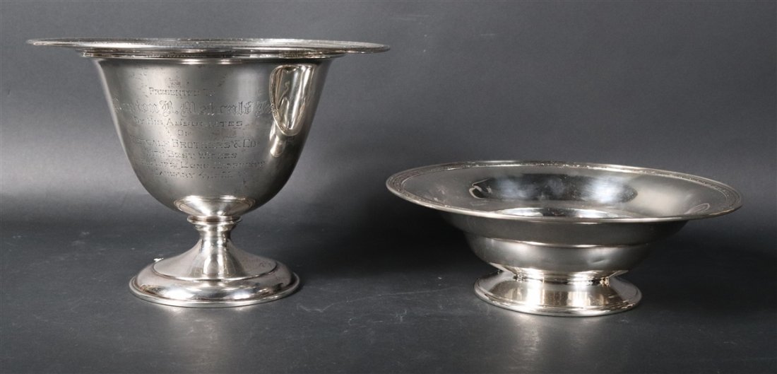 Sterling 1922 Footed Trophy Bowl (1 of 7)