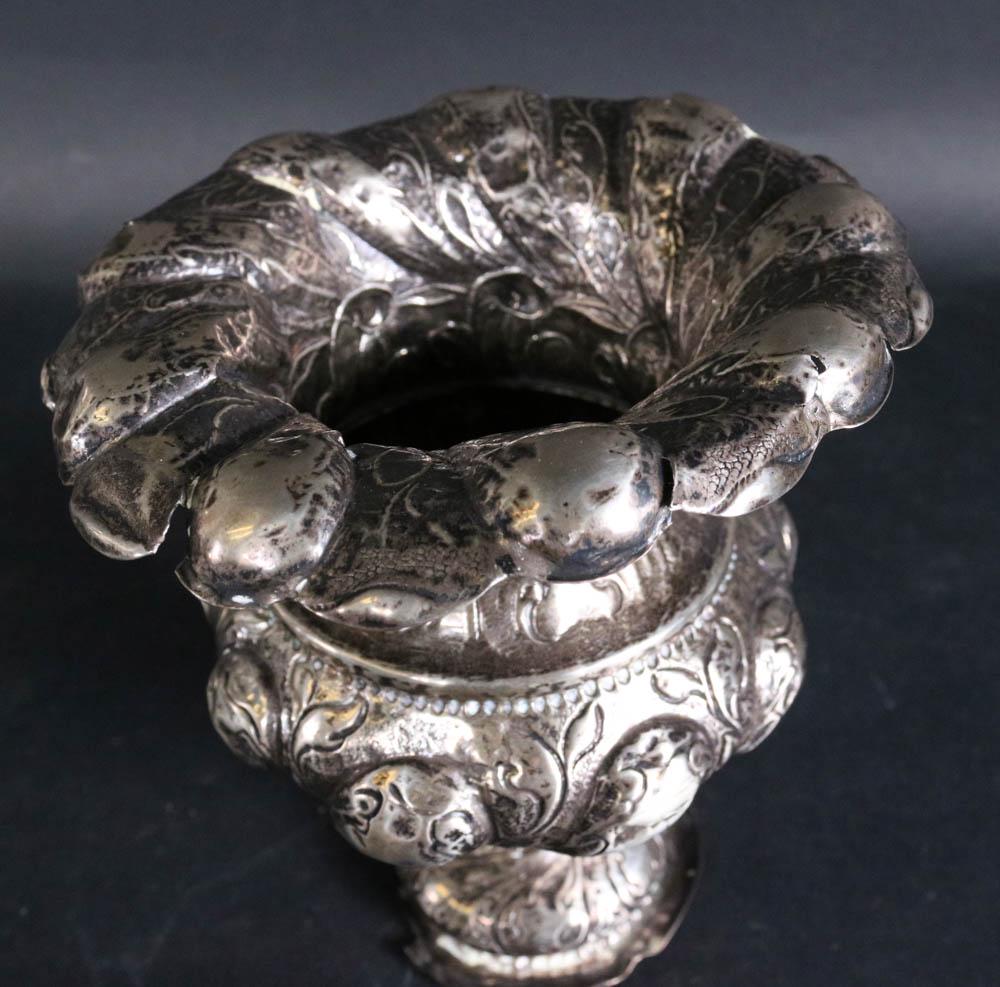 Ortega Mexican 925 Fluted Footed Bowl (1 of 5)