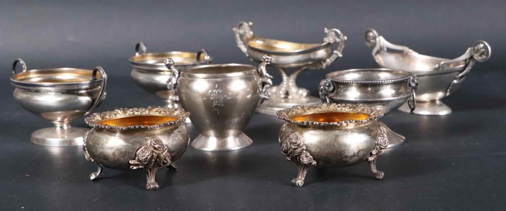 Pair of Ball Black Sterling Footed Salts (1 of 17)