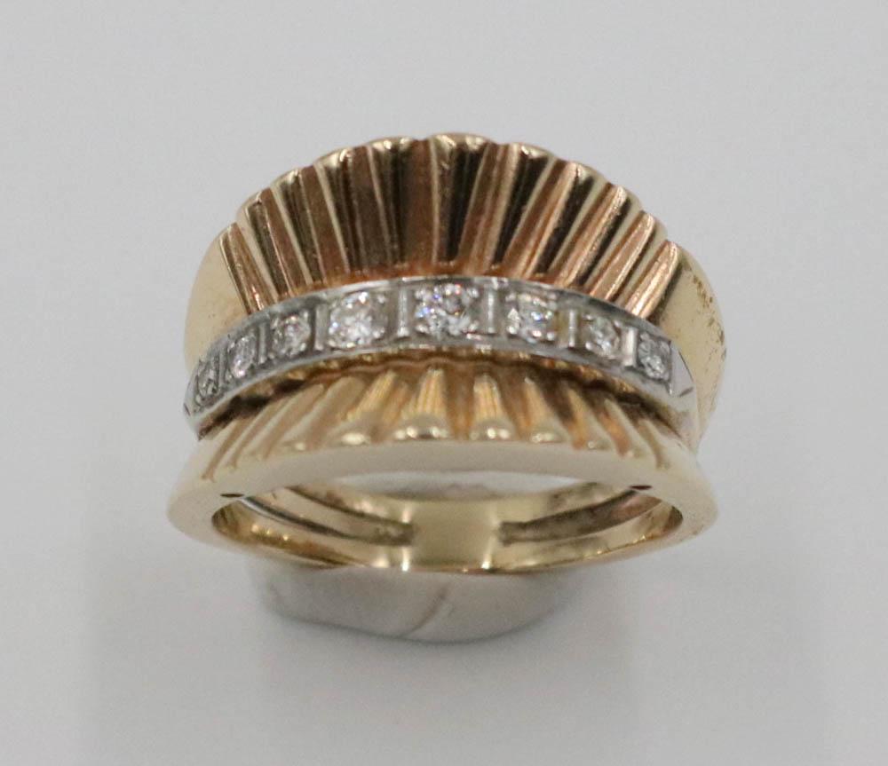 Gold, Platinum, and Diamond Ring (1 of 6)