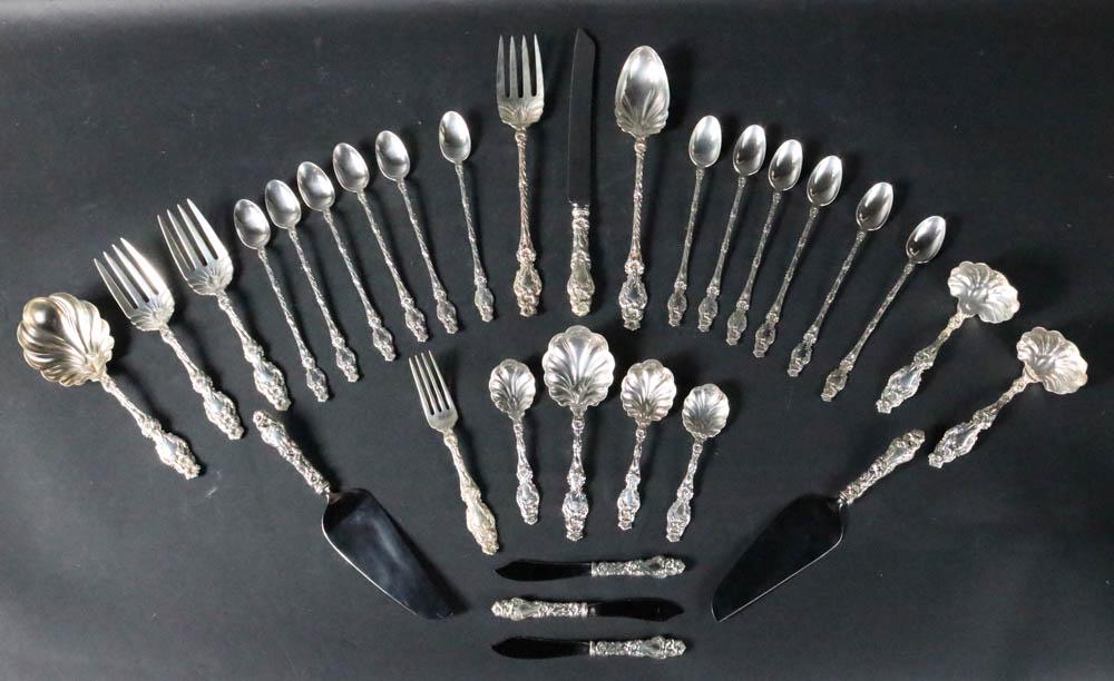 Gorham-Whiting Sterling "Lily" Pattern Flatware (1 of 13)
