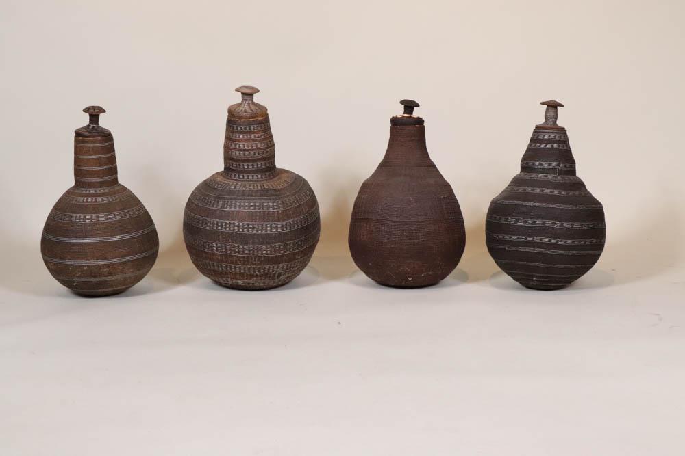 Four Borana Chocho Milk Containers (1 of 9)