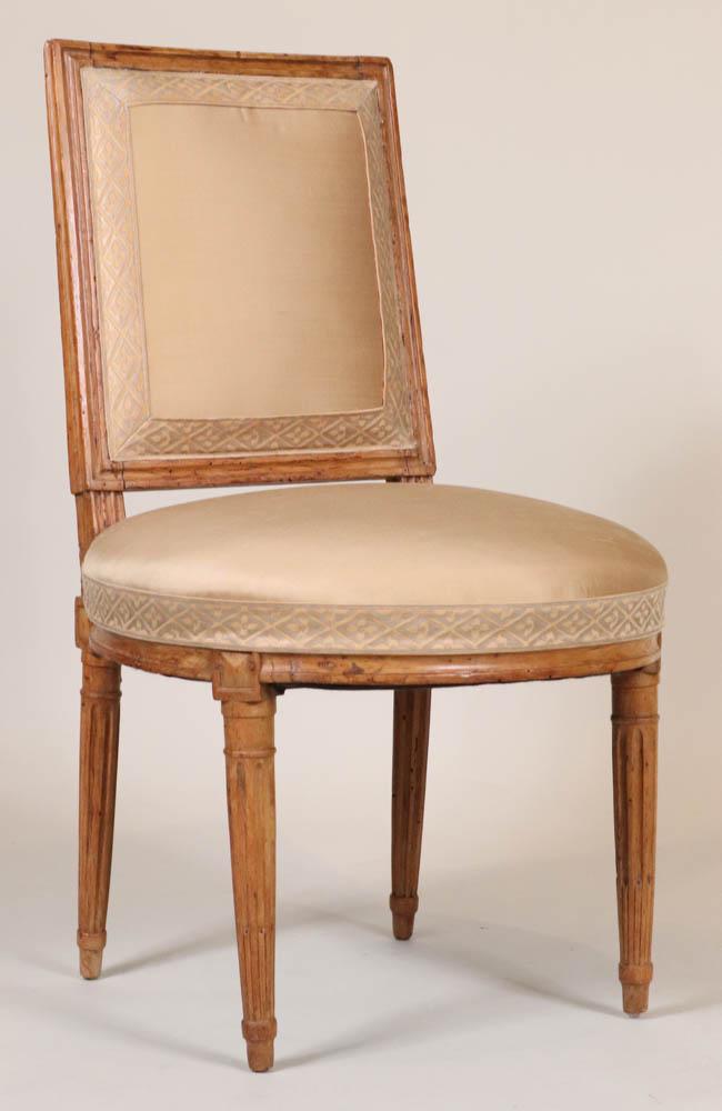 Louis XVI Walnut Side Chair (1 of 8)