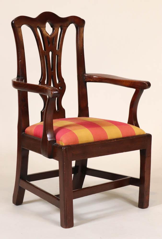 George III Mahogany Child's Chair (1 of 6)