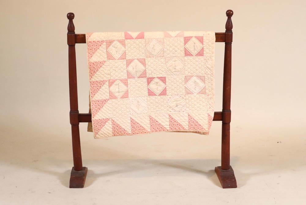 Red Painted Maple Shaker Drying Rack (1 of 13)