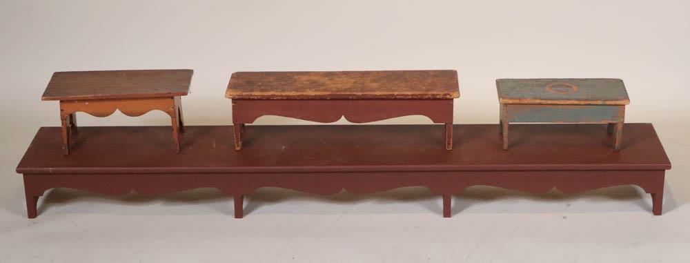 Three Painted Footstools (1 of 13)