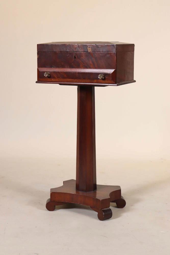 Empire Mahogany Sewing Stand (1 of 10)