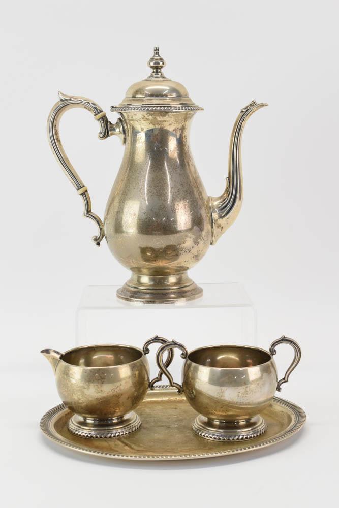 Fisher Sterling "Kent " Pattern Coffee Pot (1 of 5)