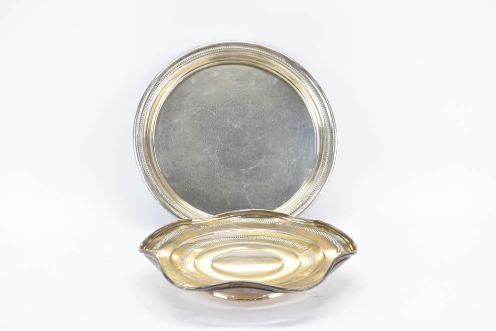 Vintage Sterling Silver Reticulated Cake Plate (1 of 5)