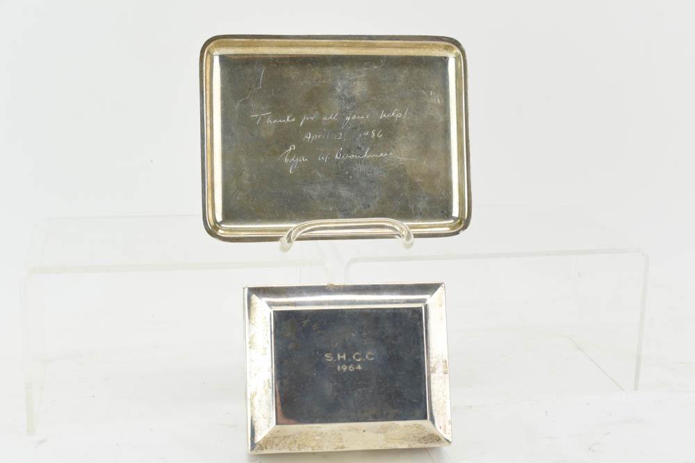 Cartier Sterling Silver Wood Lined Box (1 of 6)