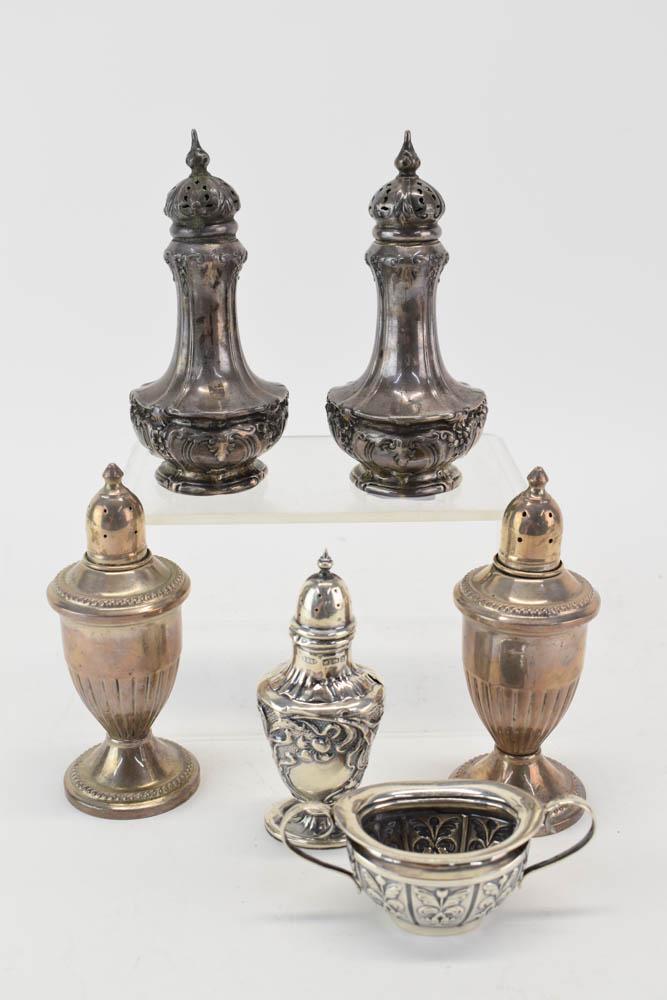 Art Nouveau English Silver Salt Shaker (1 of 9)