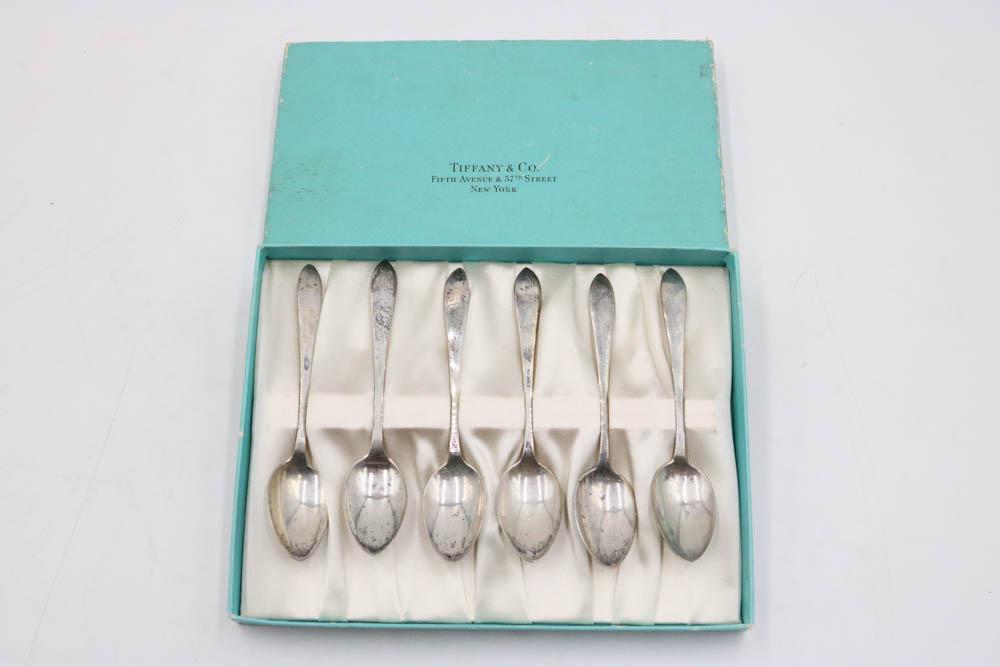 Tiffany & Co. Boxed Set Six Sterling Silver Spoons (1 of 4)