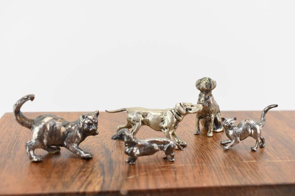 Sterling Silver Standing Dog Figure (1 of 6)