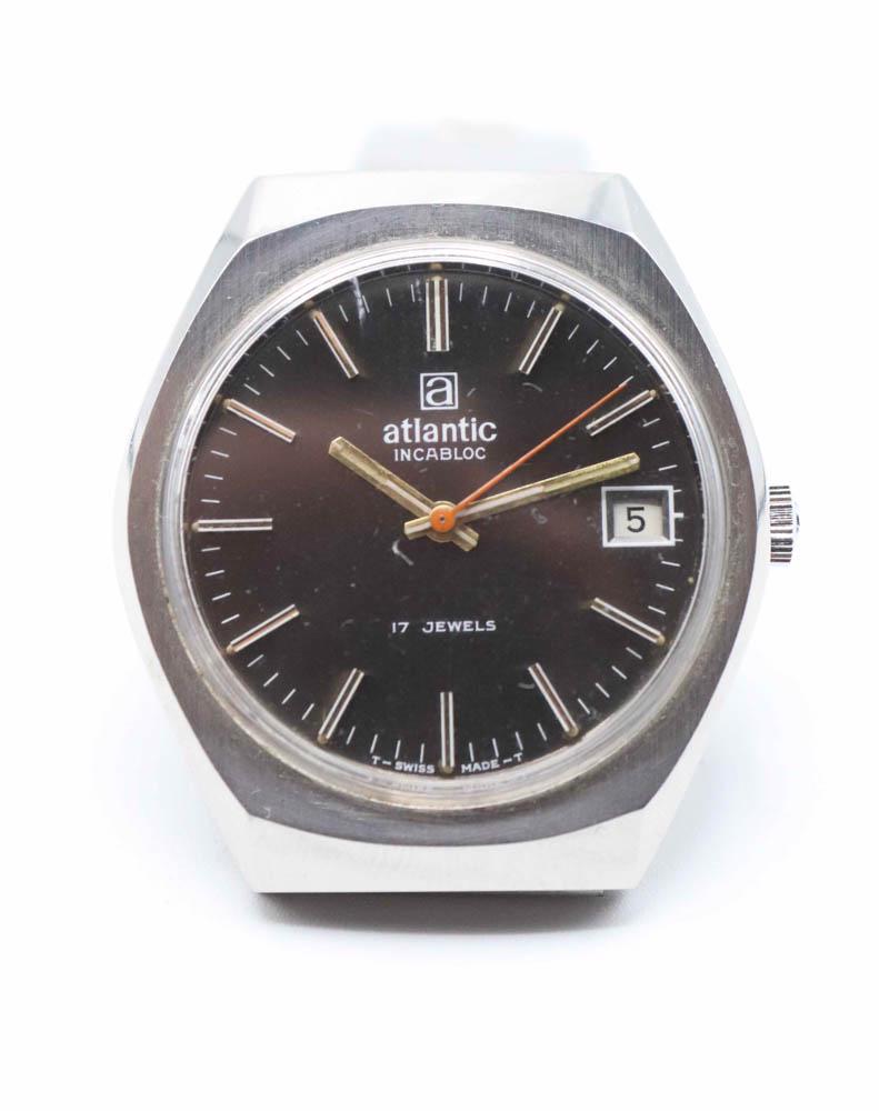 Vintage Atlantic Mechanical Stainless Men's Watch (1 of 8)
