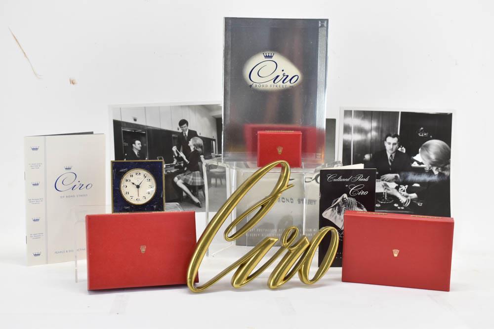 Group of Vintage Assorted Ciro Jewelers Ephemera (1 of 5)