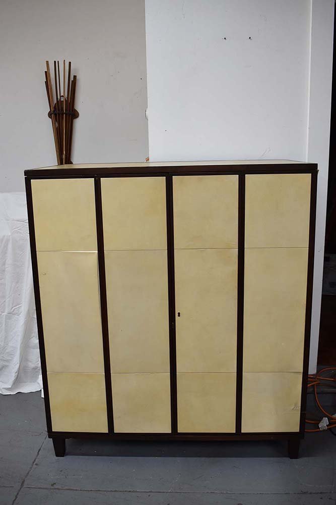 Jean Michel Frank Style Parchment Cabinet (1 of 11)