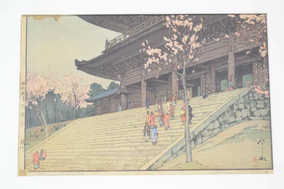 Hiroshi Yoshida Wood Block Print (1 of 5)