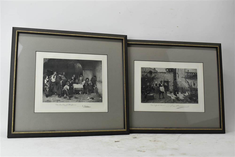 Two George Barrie Etchings (1 of 9)