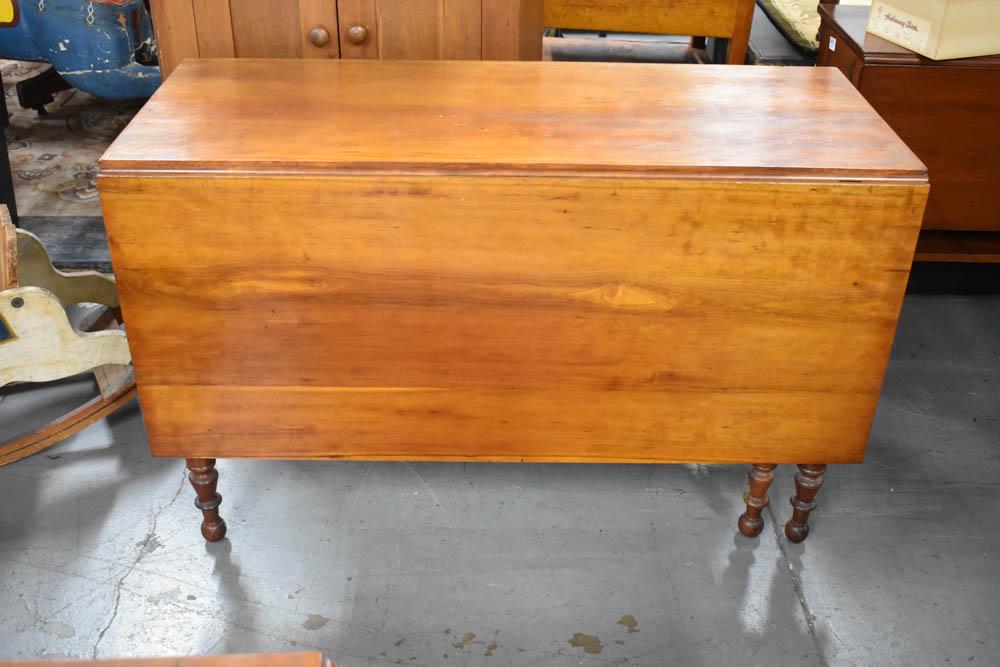 Antique Country Drop-Leaf Dining Table (1 of 5)
