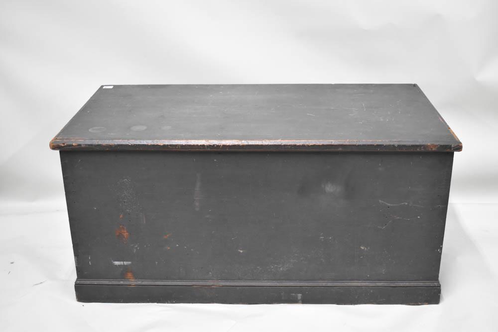 Large Dark Painted Dove Tail Storage Chest (1 of 7)