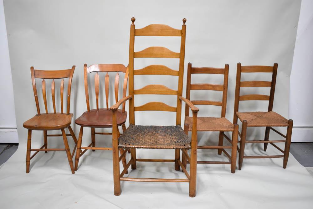 Five Wood Chairs (1 of 6)