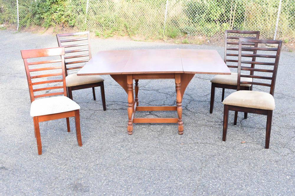 Maple Drop Leaf Dining Table (1 of 5)