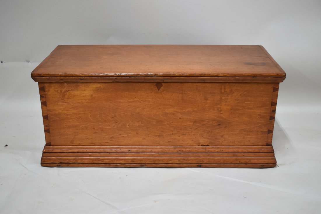 Country Pine Blanket Chest with Candle Box (1 of 6)