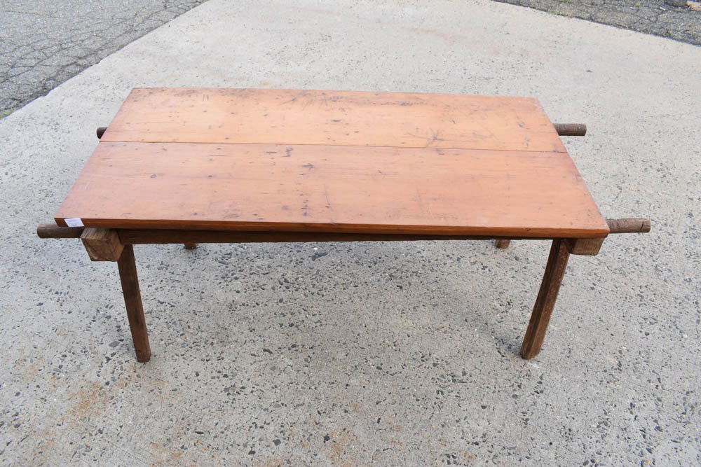 Antique Oak Farm Table (1 of 3)