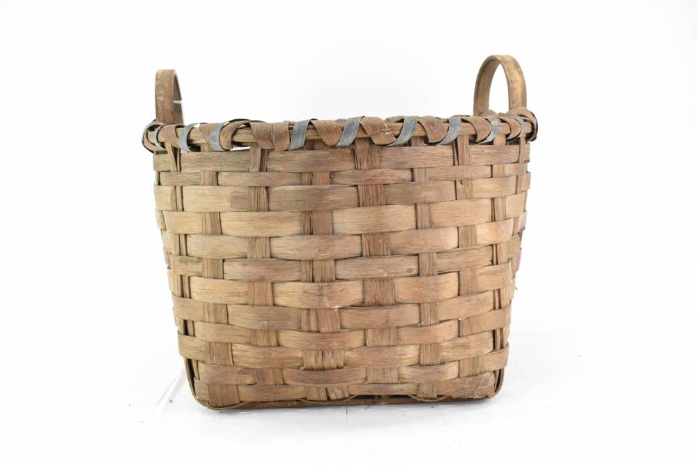 Large Double Handled Apple Picking Basket (1 of 3)