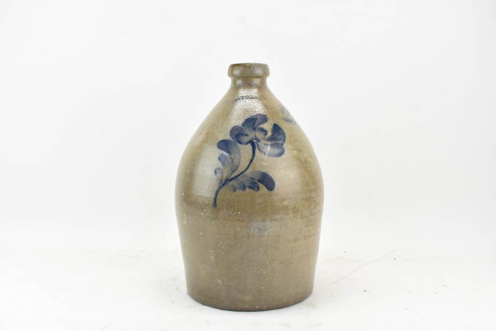 Lyons Stoneware Handled Jug (1 of 9)