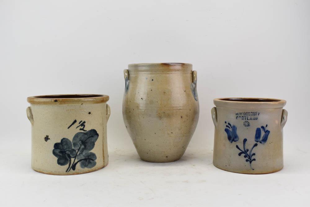 Stoneware Handled Crock (1 of 13)