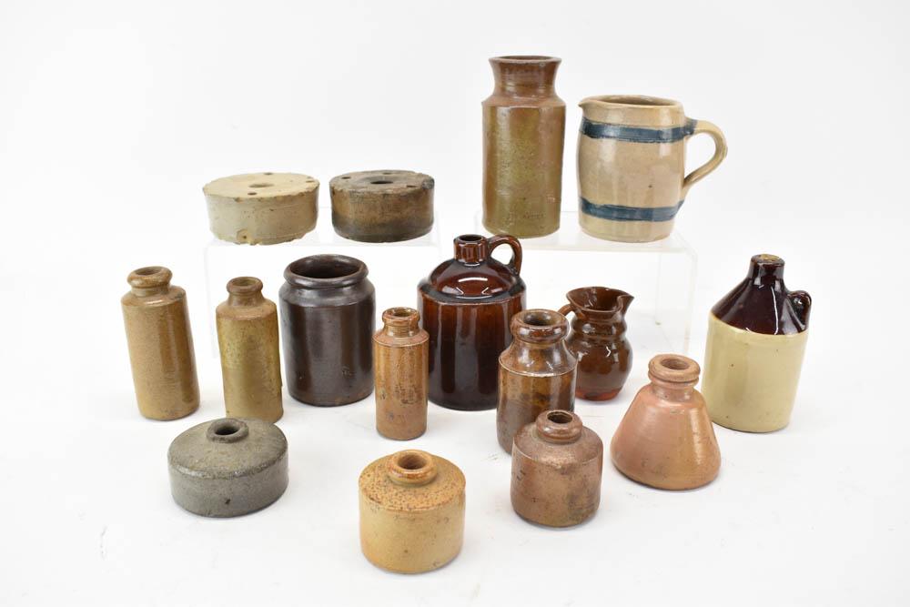 Group of Assorted Diminutive Stoneware (1 of 7)