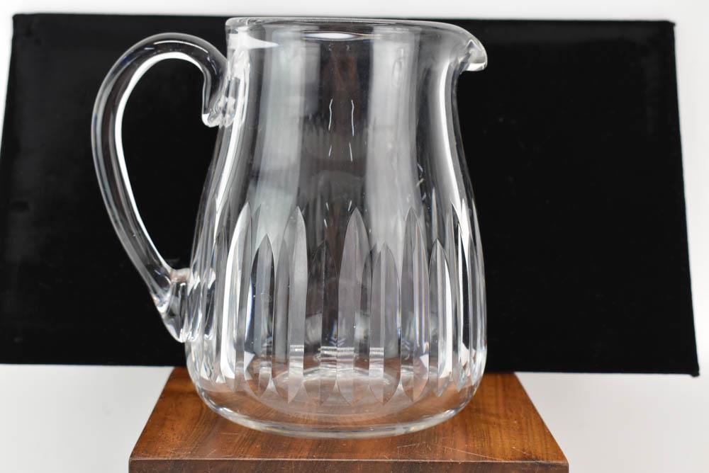 Baccarat Lorraine Crystal Colorless Glass Pitcher (1 of 4)
