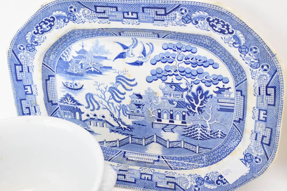 Group of Assorted Blue and White Transferware (1 of 10)