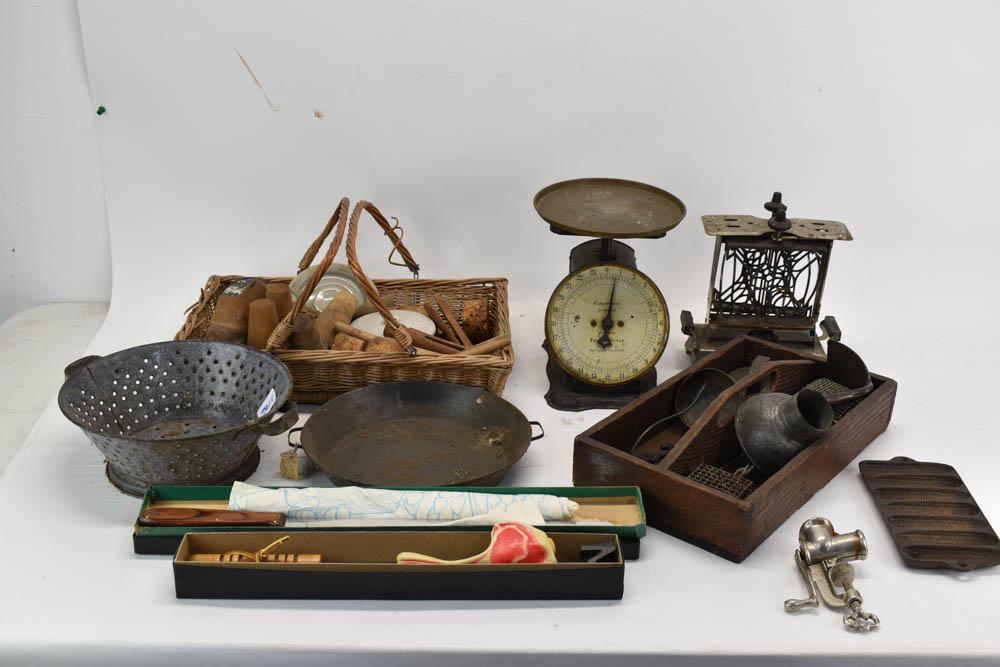 Group of Assorted Antique Kitchen Utensils (1 of 8)