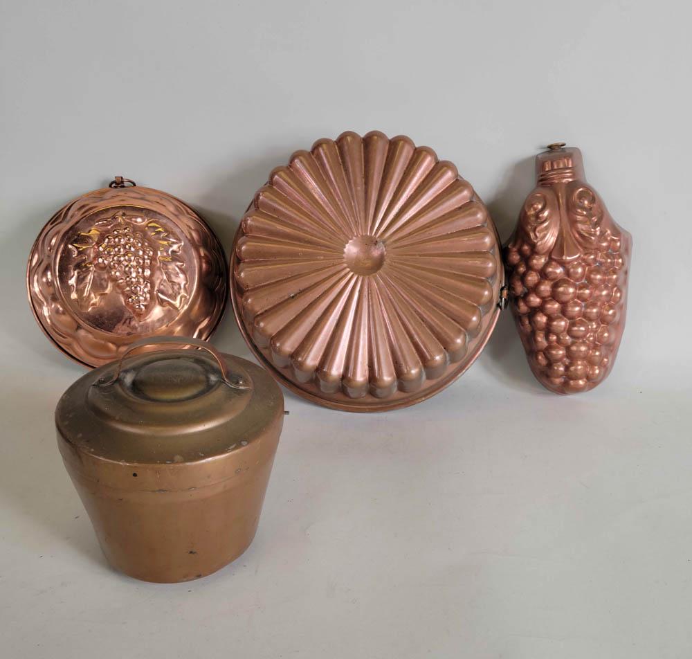 Group of Assorted Copper Molds (1 of 7)