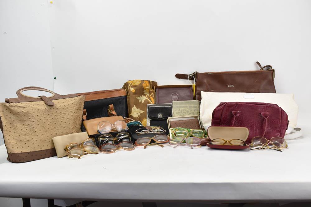 Group of Handbags, Eye Glasses & Coin Purses (1 of 8)