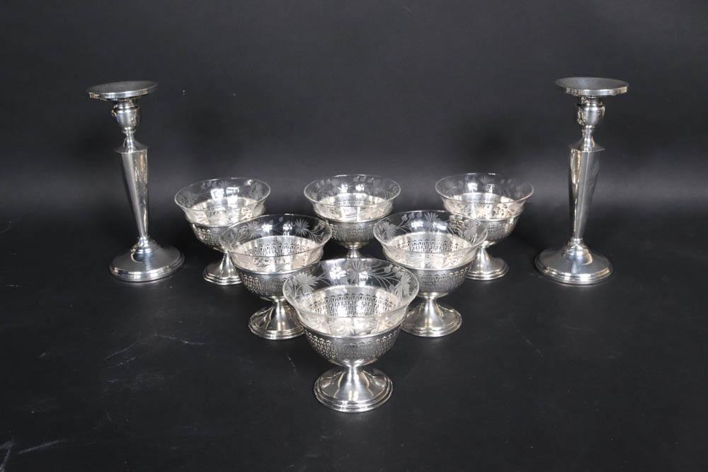 Six International Sterling Silver Sherbet Cups (1 of 11)