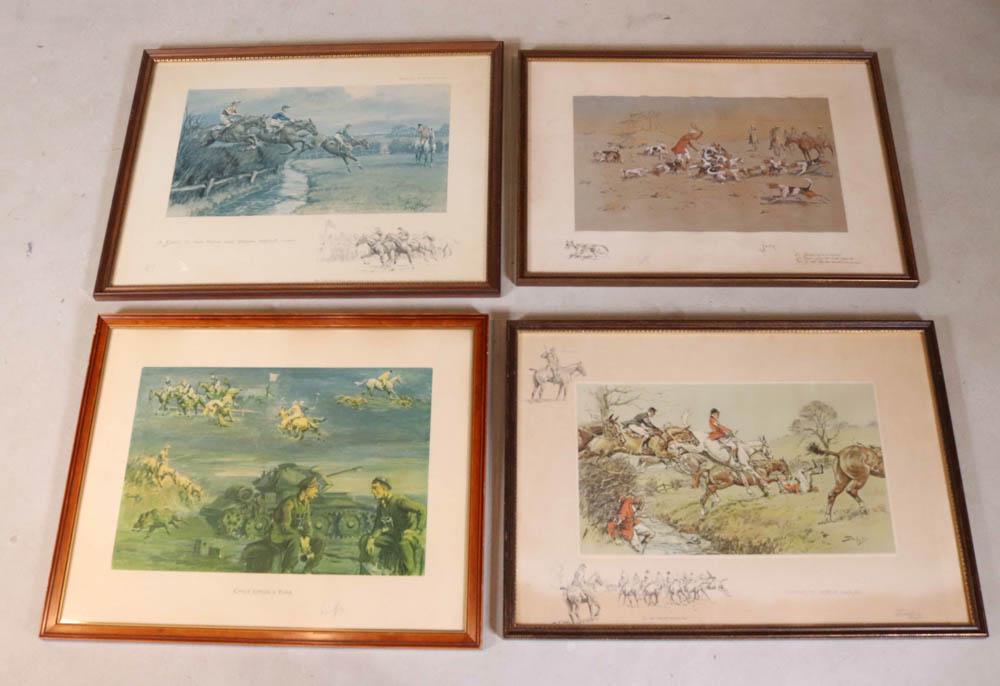 Four Charles Johnson Payne Equestrian Prints (1 of 14)