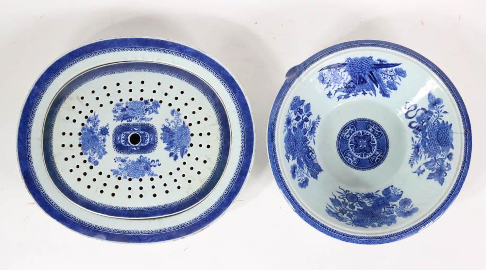 Chinese Blue and White Fitzhugh Spouted Bowl (1 of 5)