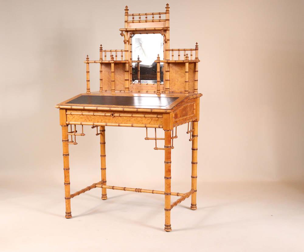 Aesthetic Movement Figured Maple Dressing Table (1 of 11)