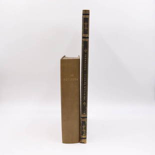 Christian Gottfried Ehrenburg, 'Verbreitung...': 'Verbreitung und Einfluss mikroskopischen Lebens-Sud Und Nord-Amerika', Berlin, 1843, 1st ed., folio, 159 pages, original German binding of half green morocco, together with 'The Rotifera' by C.D.