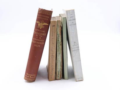 Five International Exhibition Guides: Including guides to the World's Columbian Exposition (1893), the New York Exhibition of the Industry of All Nations (1853), and the U.S. International Exhibition (1876)All books sold "as is." No