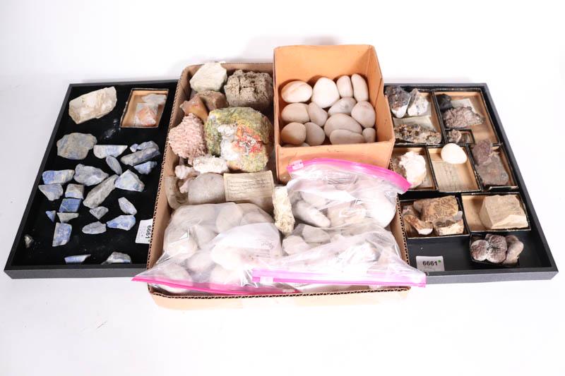 Mixed Mineral Speciman Lot - Three Trays (1 of 12)