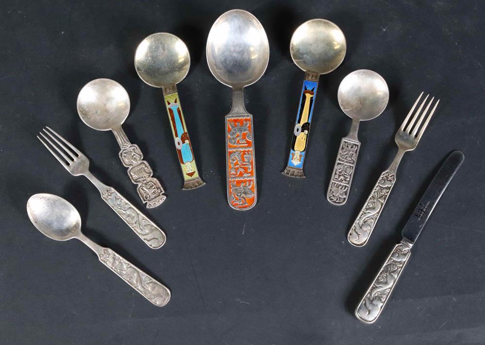 Norway Sterling Silver Flatware (1 of 17)