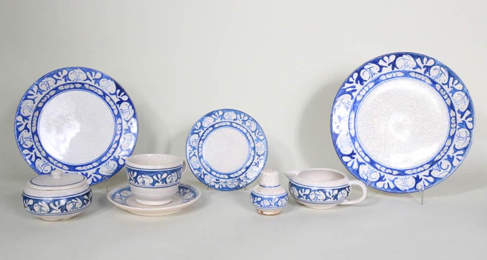 Dedham Pottery Rabbit-Decorated Coffee Service (1 of 11)