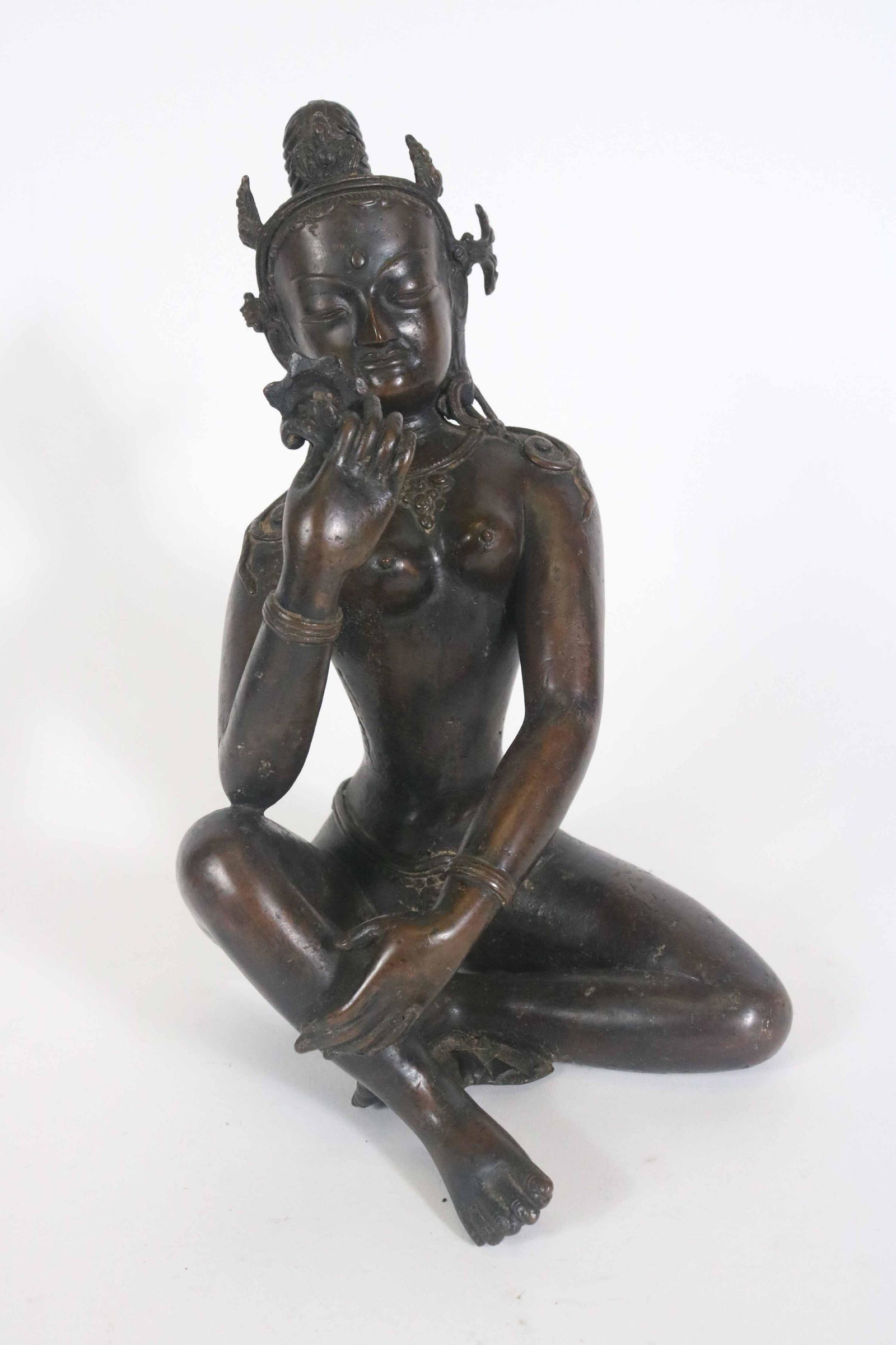 Bronze Sculpture of a Seated Shiva (1 of 7)