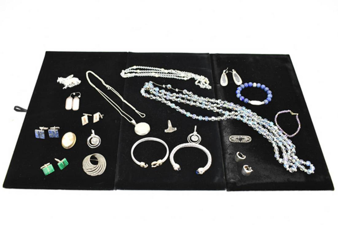 Group of Sterling Costume and Stone Jewelry (1 of 5)