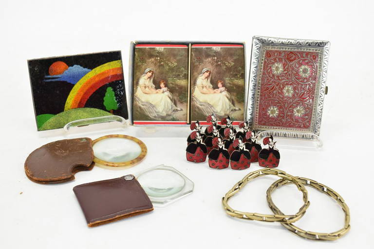 Limoges Limited Enamel Cigarette Rainbow Case